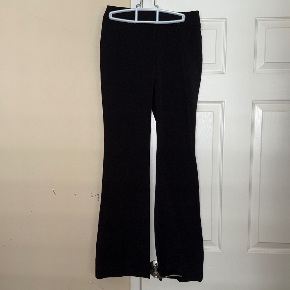 WHBM Black Flare Dress Pants - Size 00R
